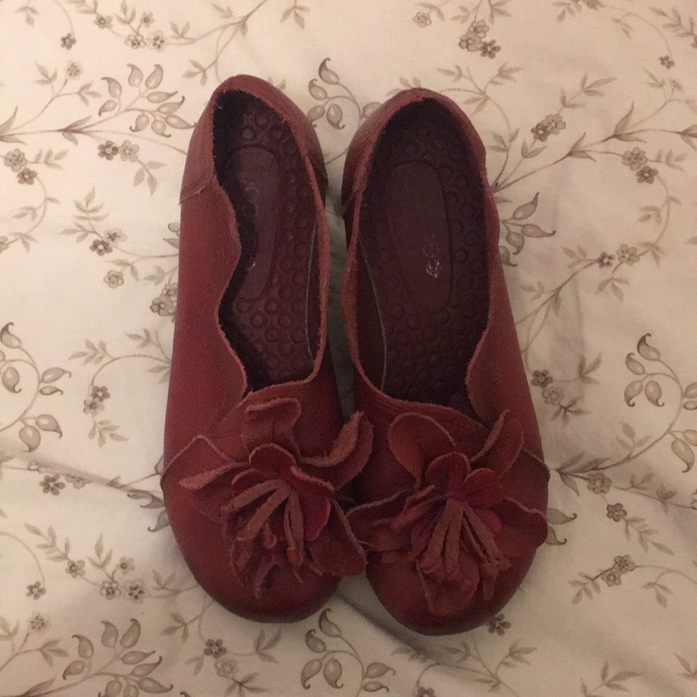 Socofy Flower Pure Color Pumps